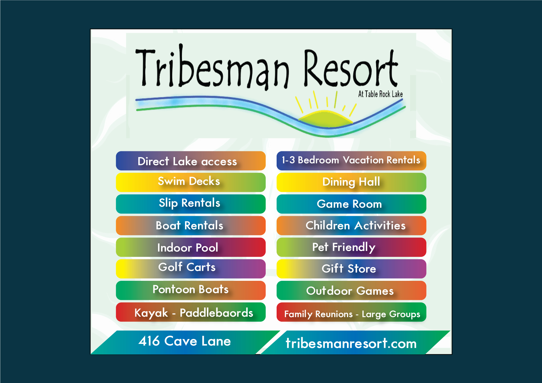Signage Design by I P Design for Freedom Vacation Rentals | Design #28405992