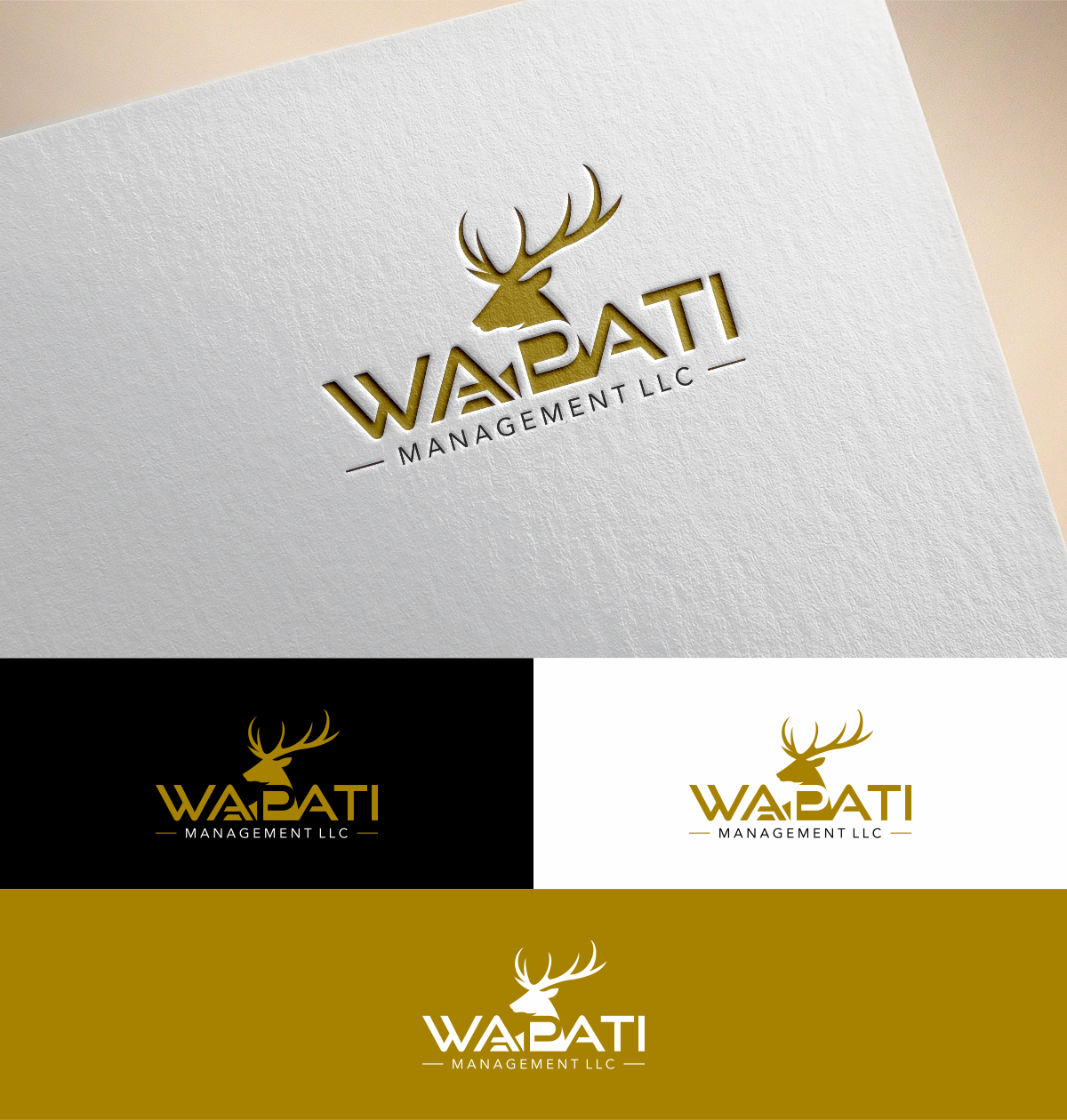 Diseño de Logo por MKR para Wapati Land Management LLC | Diseño #28385808