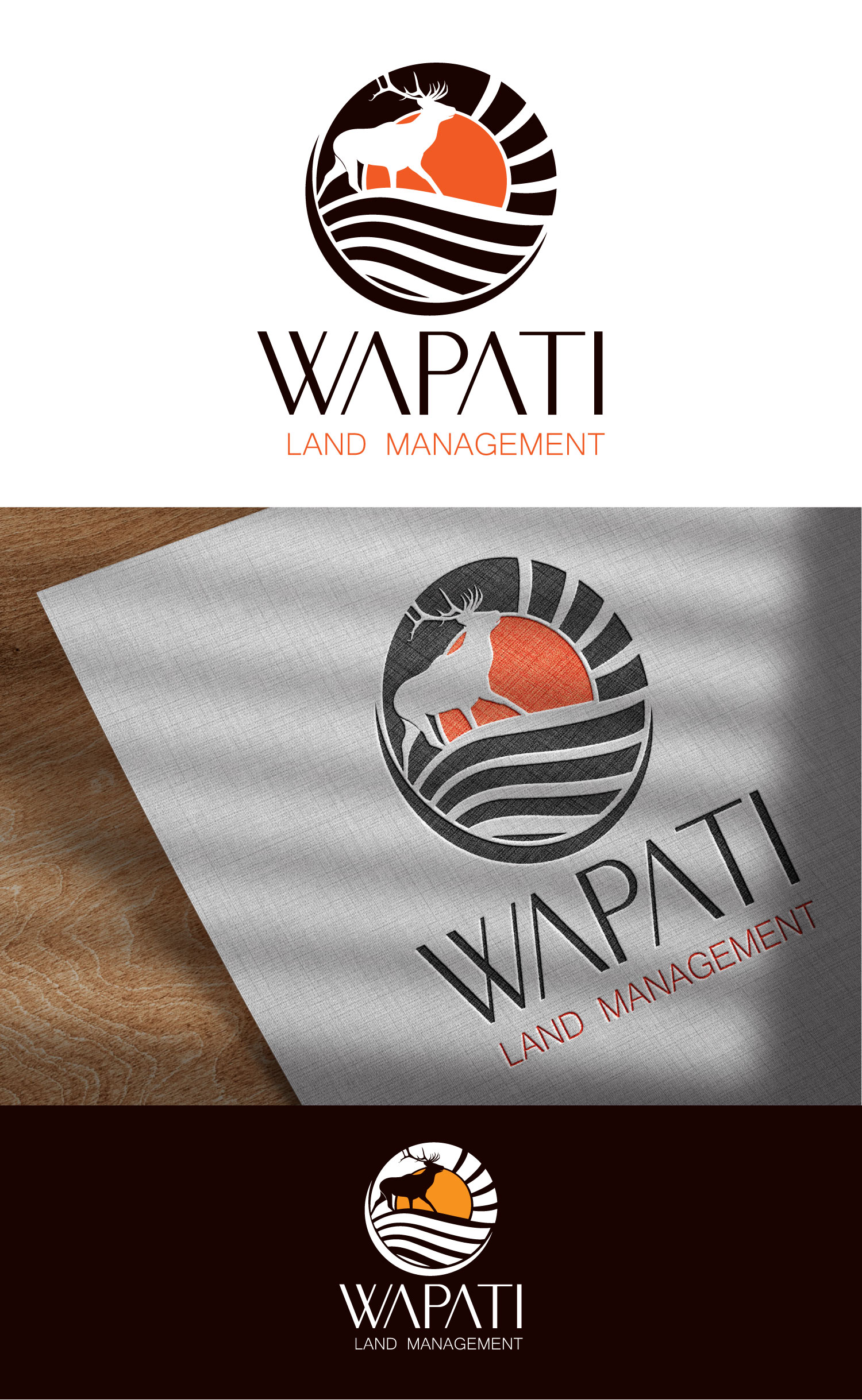 Logo-Design von concepts für Wapati Land Management LLC | Design #28417445