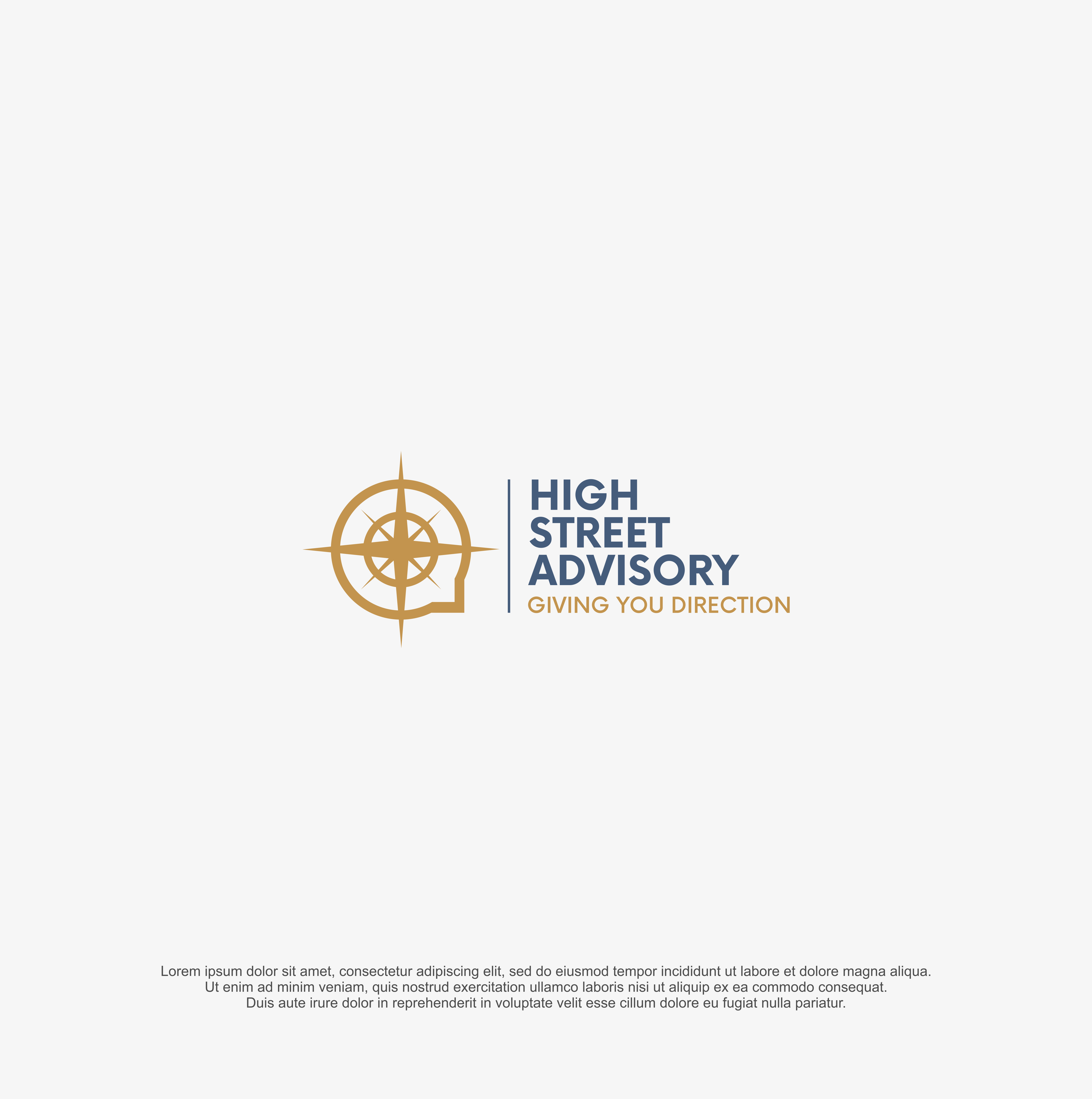 Logo-Design von R!CKY für High Street Advisory | Design #28417454