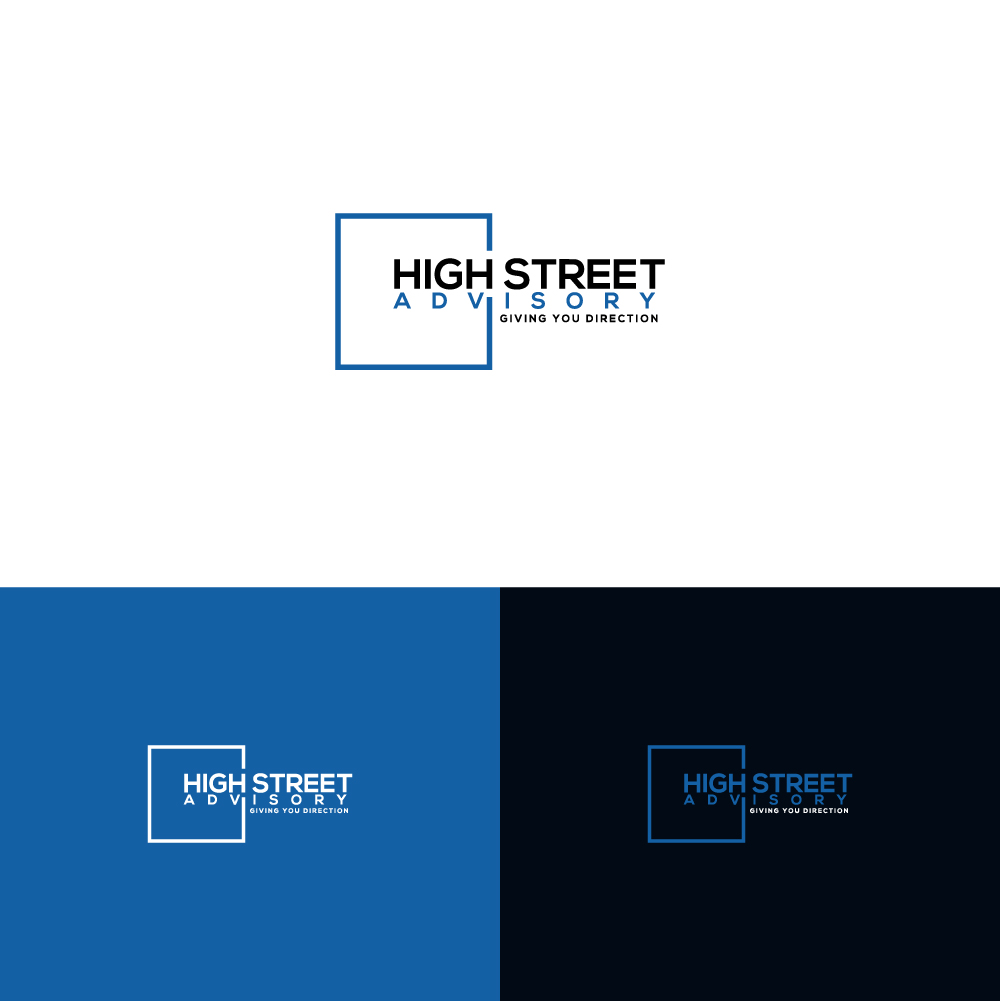 Logo Design by Ayub Zafar for High Street Advisory | Design #28398597