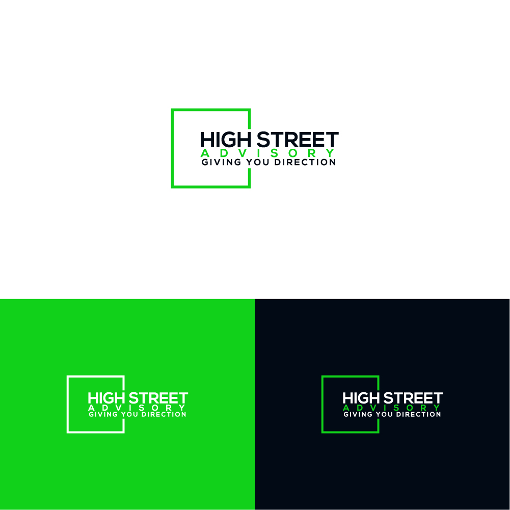 Logo Design by AlphabetZero.co.uk for High Street Advisory | Design #28398604