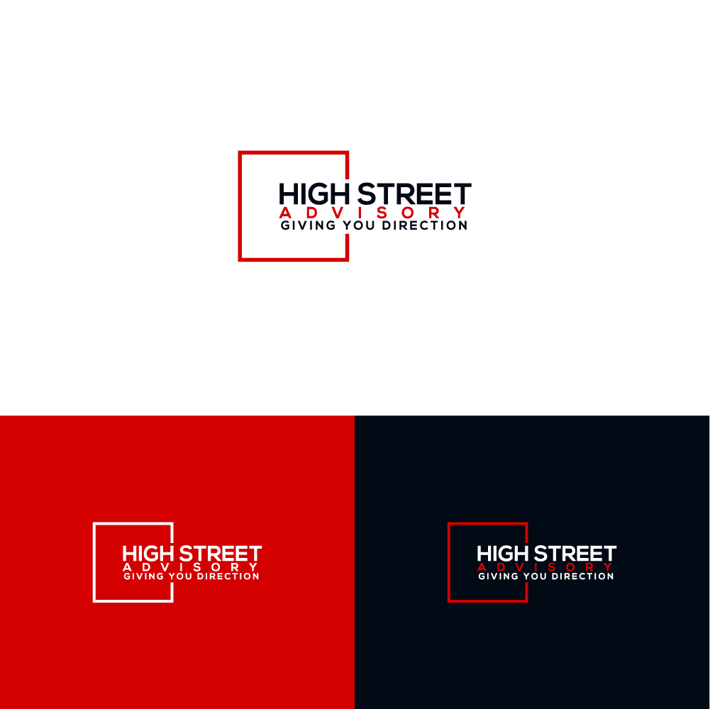 Logo Design by AlphabetZero.co.uk for High Street Advisory | Design #28398606