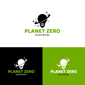 Logo-Design von Buntu Pol für Planet Zero Electrical | Design #28385181