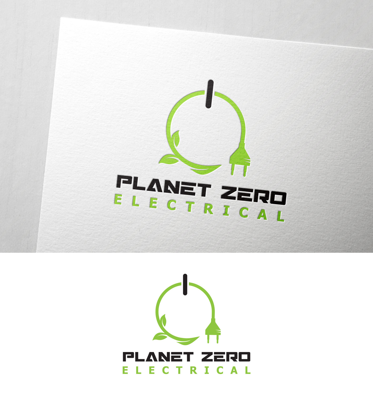 Logo Design by Impressive Solutions for Planet Zero Electrical | Design #28386239