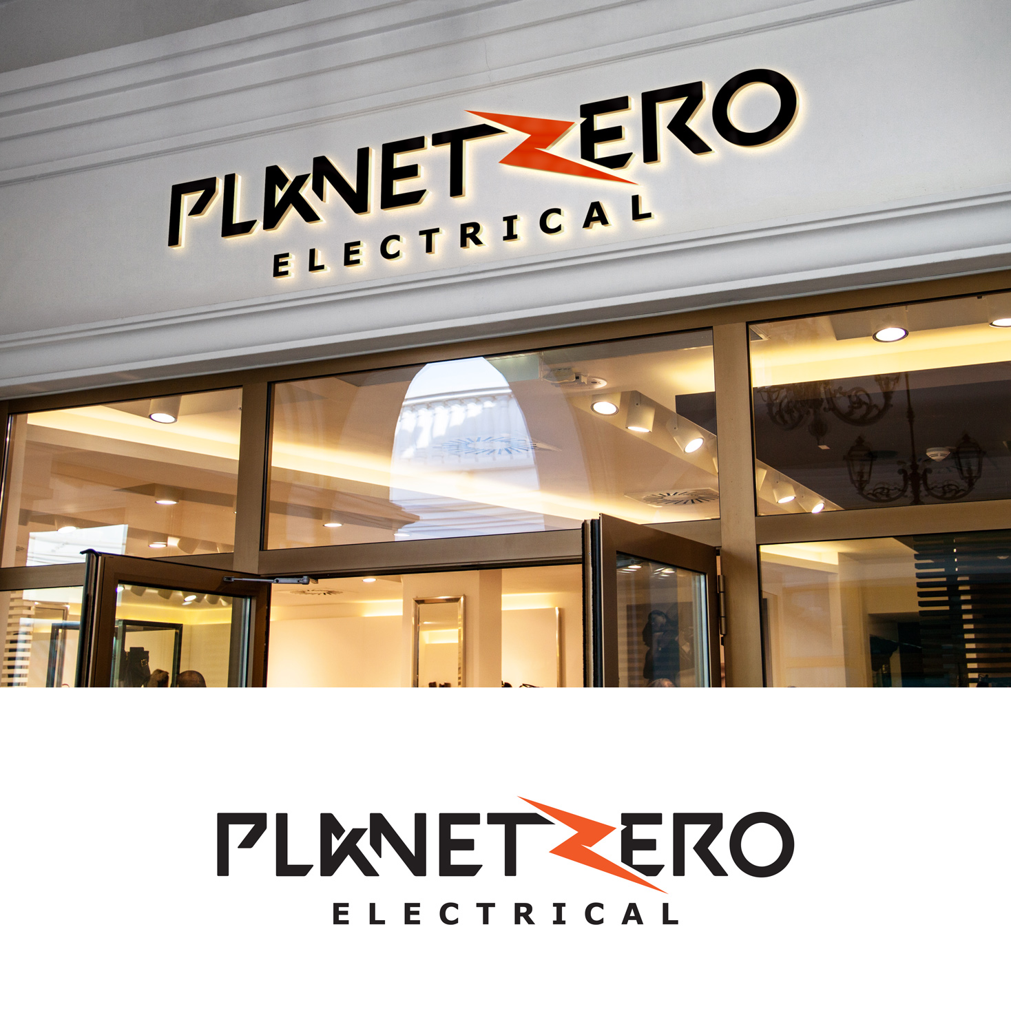 Logo Design by Impressive Solutions for Planet Zero Electrical | Design #28386241