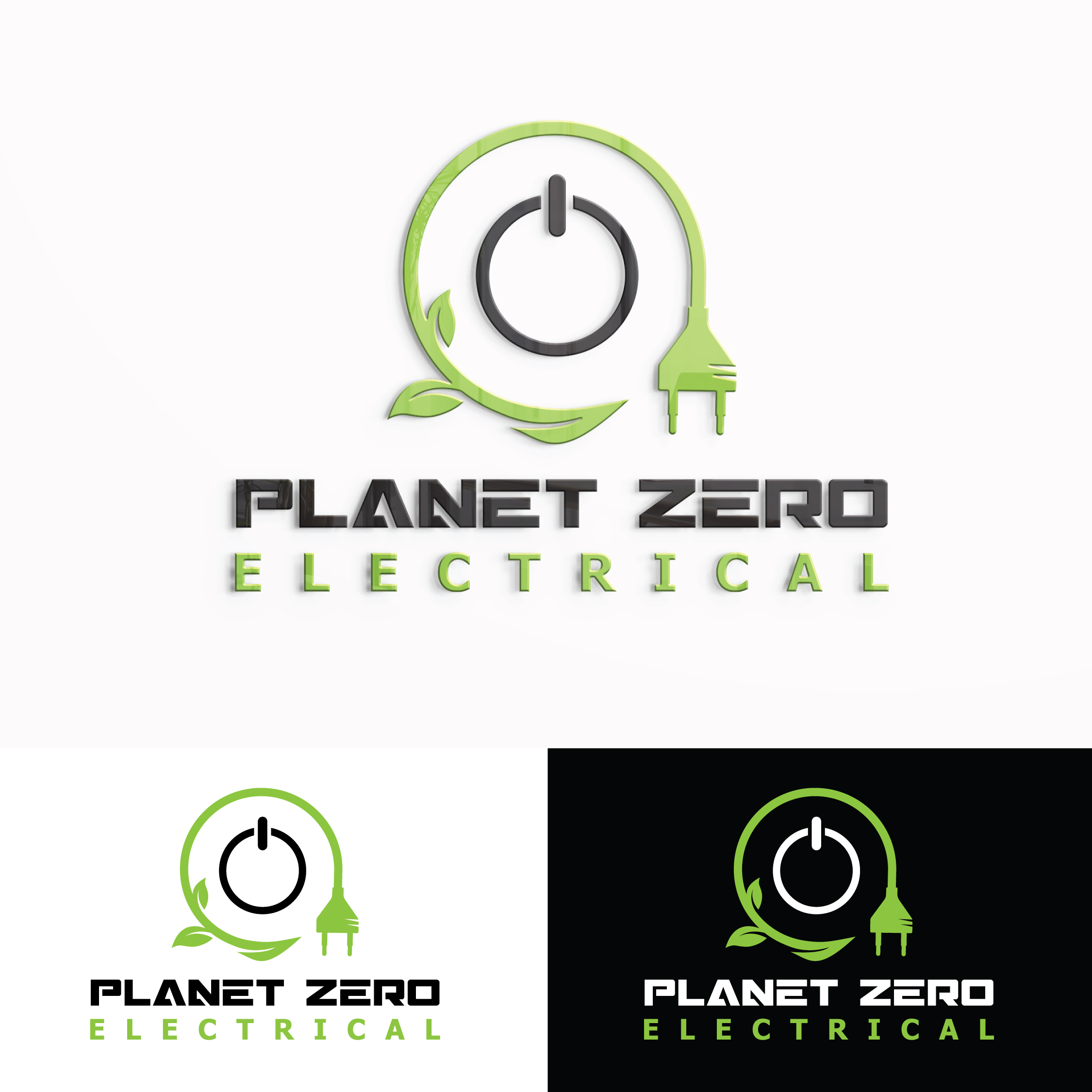 Logo Design by Impressive Solutions for Planet Zero Electrical | Design #28415659