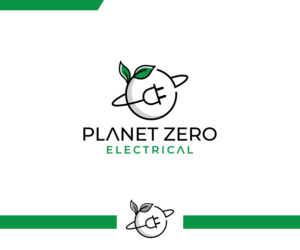 Planet Zero Electrical | Logo-Design von ecorokerz