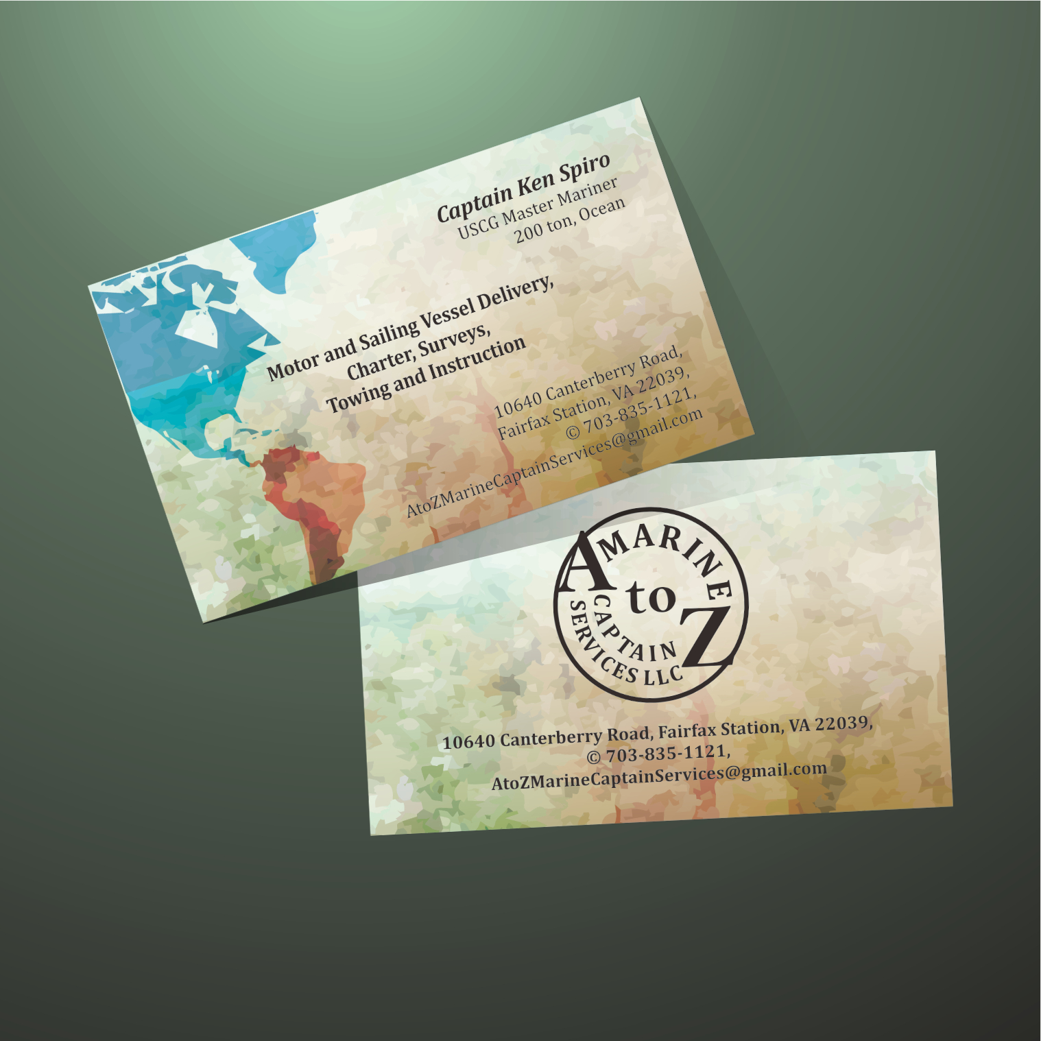 Logo Design by kohirart for A to Z Marine Captain Services LLC | Design #28406807