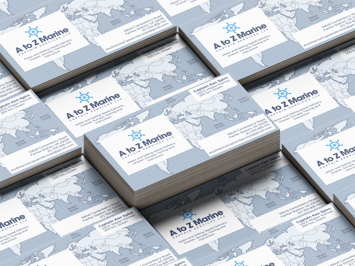 Logo Design by Ash  for A to Z Marine Captain Services LLC | Design #28390422