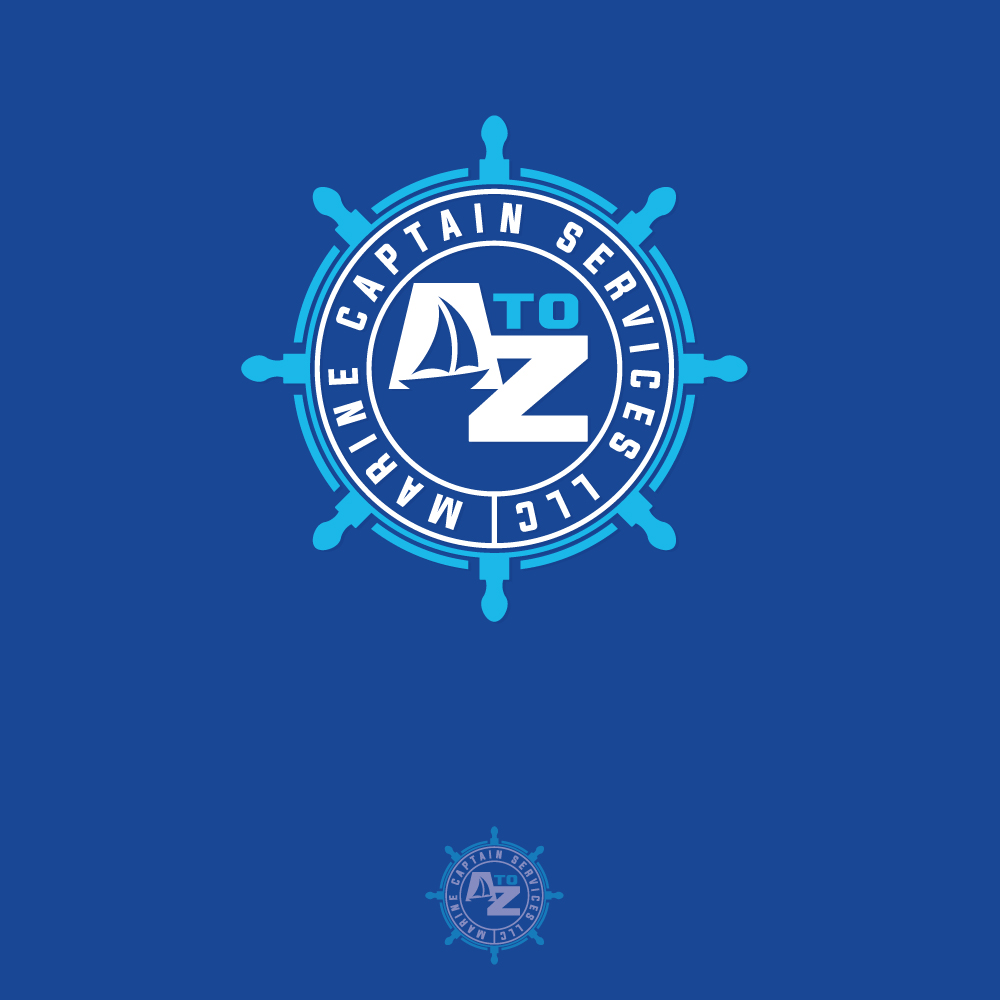 Logo Design by Sujit Banerjee for A to Z Marine Captain Services LLC | Design #28399495