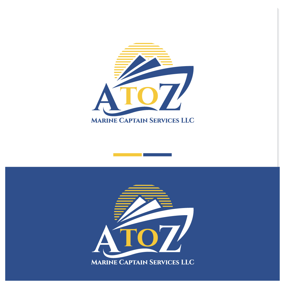 Logo-Design von Sujit Banerjee für A to Z Marine Captain Services LLC | Design #28399498