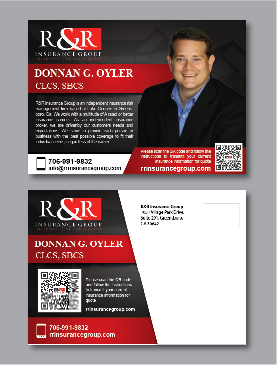 Postcard Design by alex989 for Drip | Design #28395244