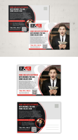 R&R Insurance Group LLC - Post Card Mailer | Postkarten-Design von debdesign