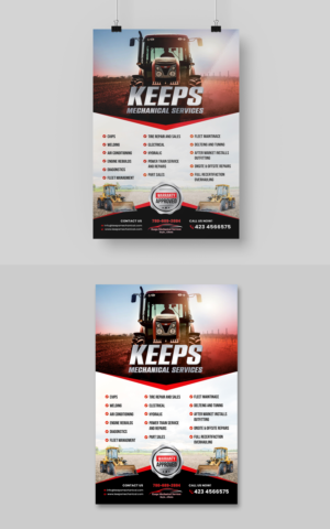 Heavy Duty Repairs Poster | Diseño de Flyer por ZeneFashions