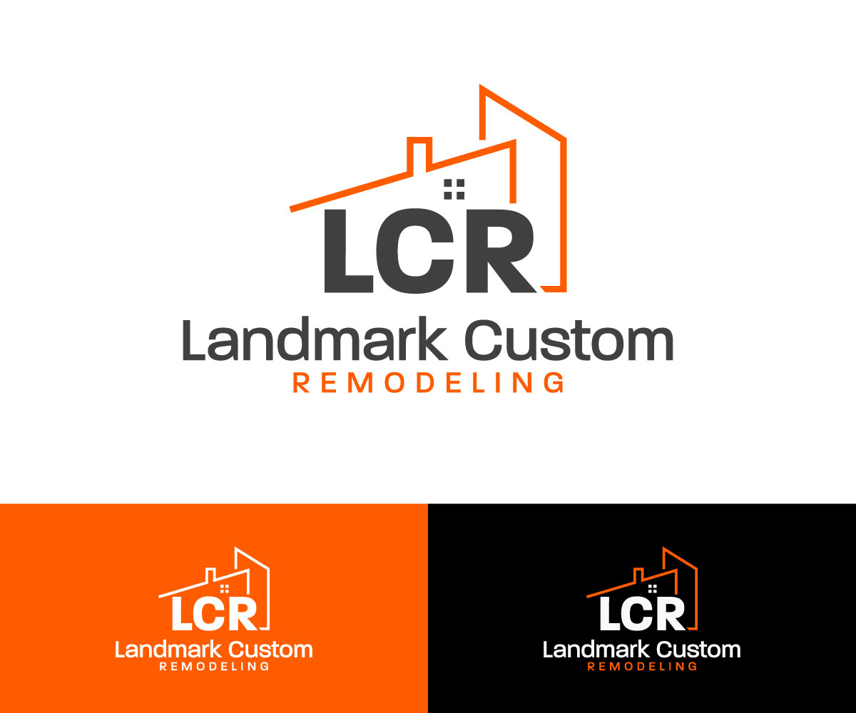 Logo Design by mximage for Landmark Custom Remodeling | Design #28393218