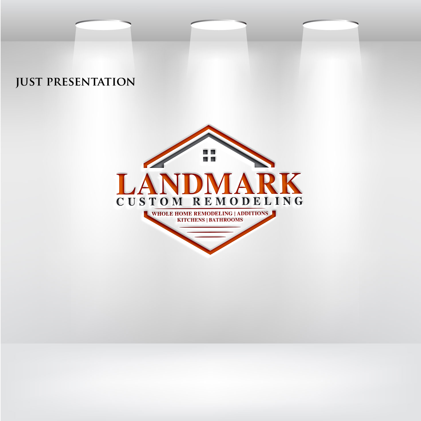 Logo-Design von Mi Design1 für Landmark Custom Remodeling | Design #28394402
