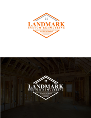 Logo Design by Mi Design1 for Landmark Custom Remodeling | Design: #28406791