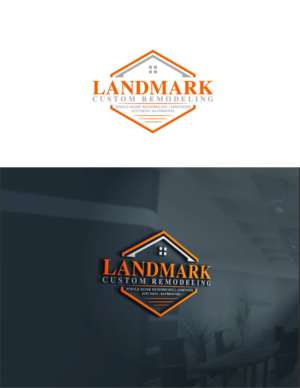 Logo Design by Mi Design1 for Landmark Custom Remodeling | Design: #28406793