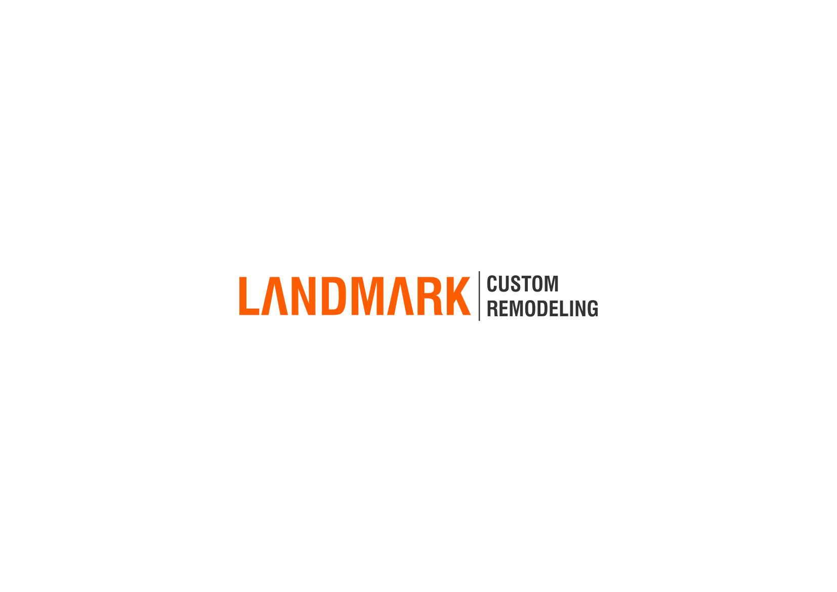 Logo Design by Atiek for Landmark Custom Remodeling | Design #28390997