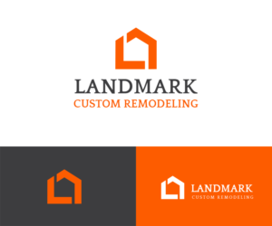 Diseño de Logo por Andrés Sebastián para Landmark Custom Remodeling | Diseño #28399326