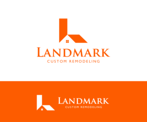 Logo Design by Andrés Sebastián for Landmark Custom Remodeling | Design: #28399883
