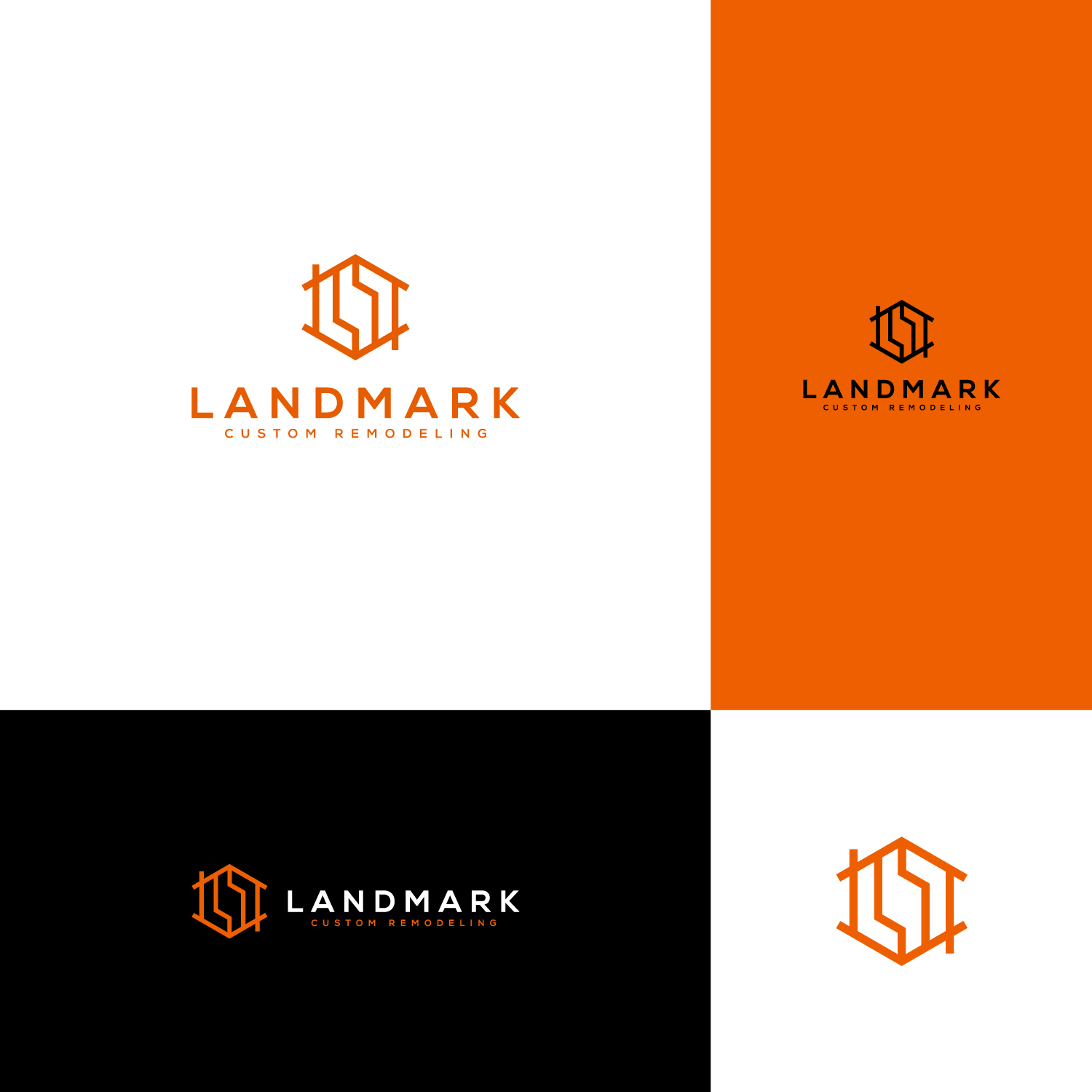 Logo Design by Nglray for Landmark Custom Remodeling | Design #28391530