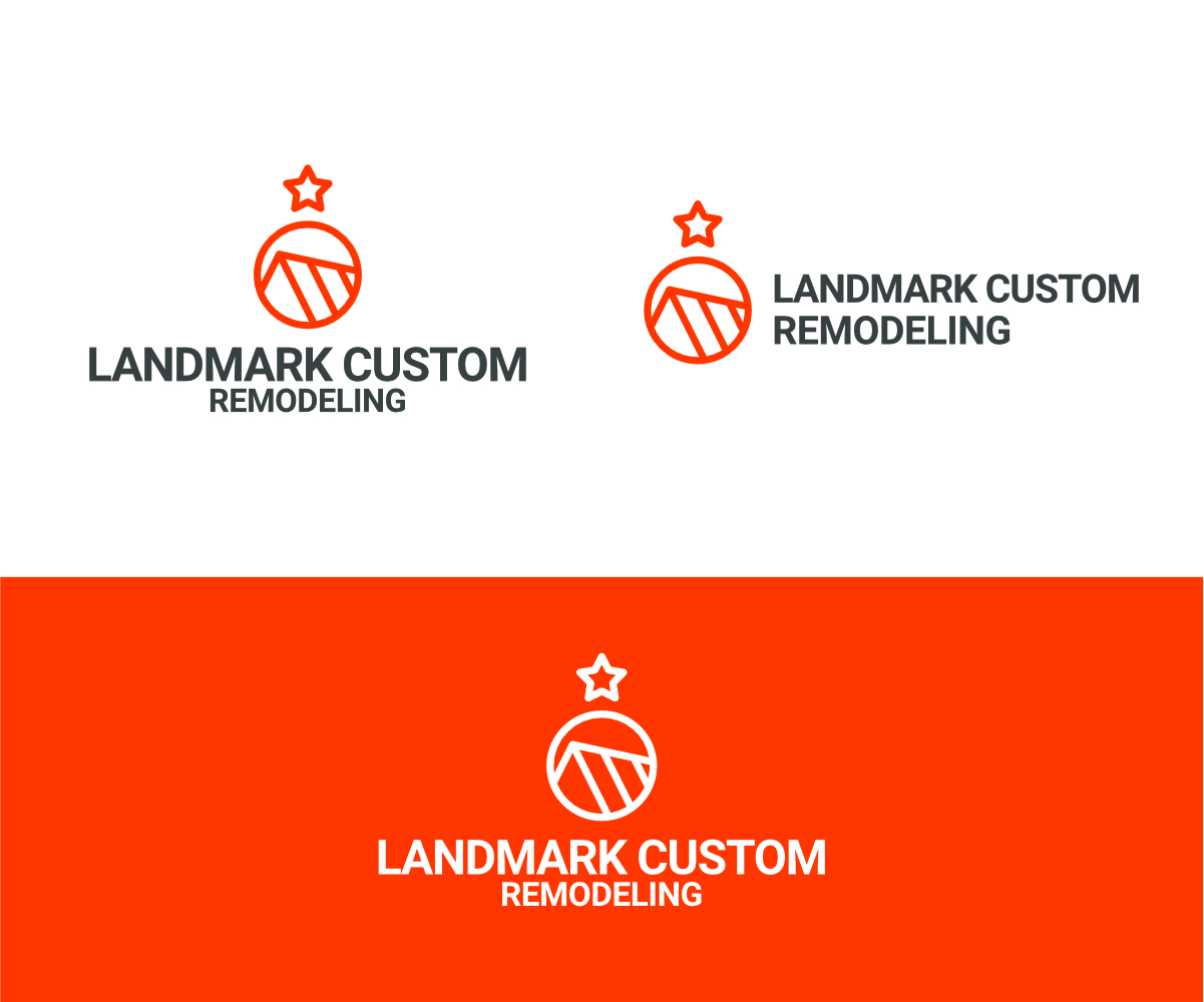 Logo-Design von Muhammad Panji für Landmark Custom Remodeling | Design #28395362