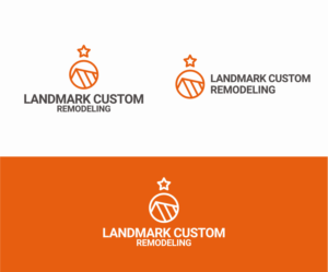 Logo Design by Muhammad Panji for Landmark Custom Remodeling | Design: #28395362