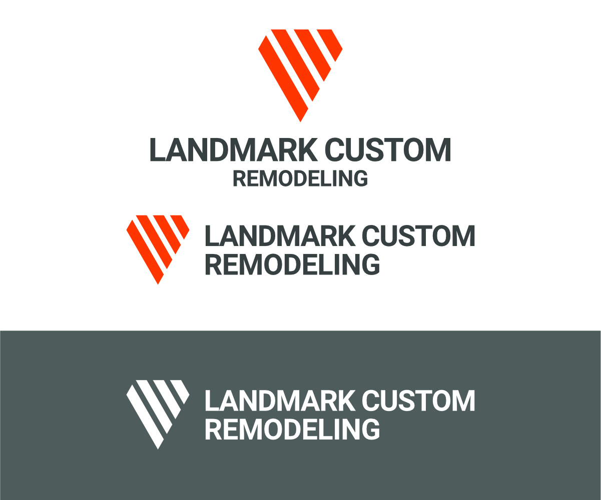 Logo Design by Muhammad Panji for Landmark Custom Remodeling | Design #28395428