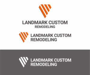 Logo Design by Muhammad Panji for Landmark Custom Remodeling | Design: #28395428