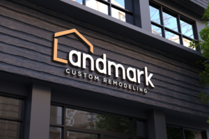 Logo Design by Kavth for Landmark Custom Remodeling | Design: #28397948