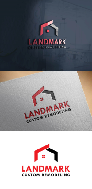 Logo Design by sariaka for Landmark Custom Remodeling | Design: #28403464