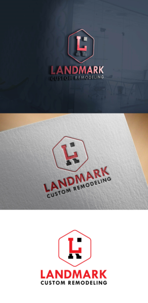 Logo Design by sariaka for Landmark Custom Remodeling | Design: #28403592
