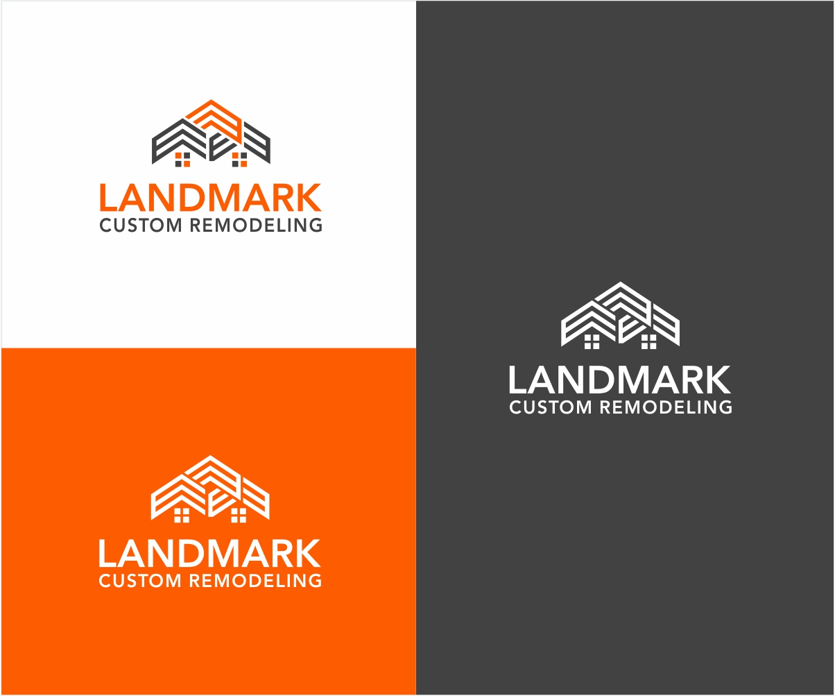 Logo Design by Logocraft for Landmark Custom Remodeling | Design #28392927