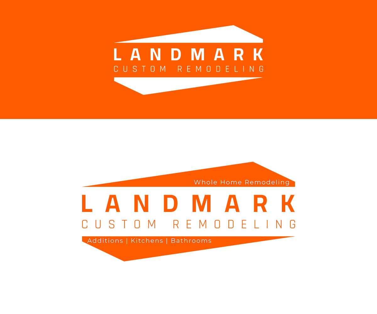 Diseño de Logo por Peter Vee para Landmark Custom Remodeling | Diseño #28394987