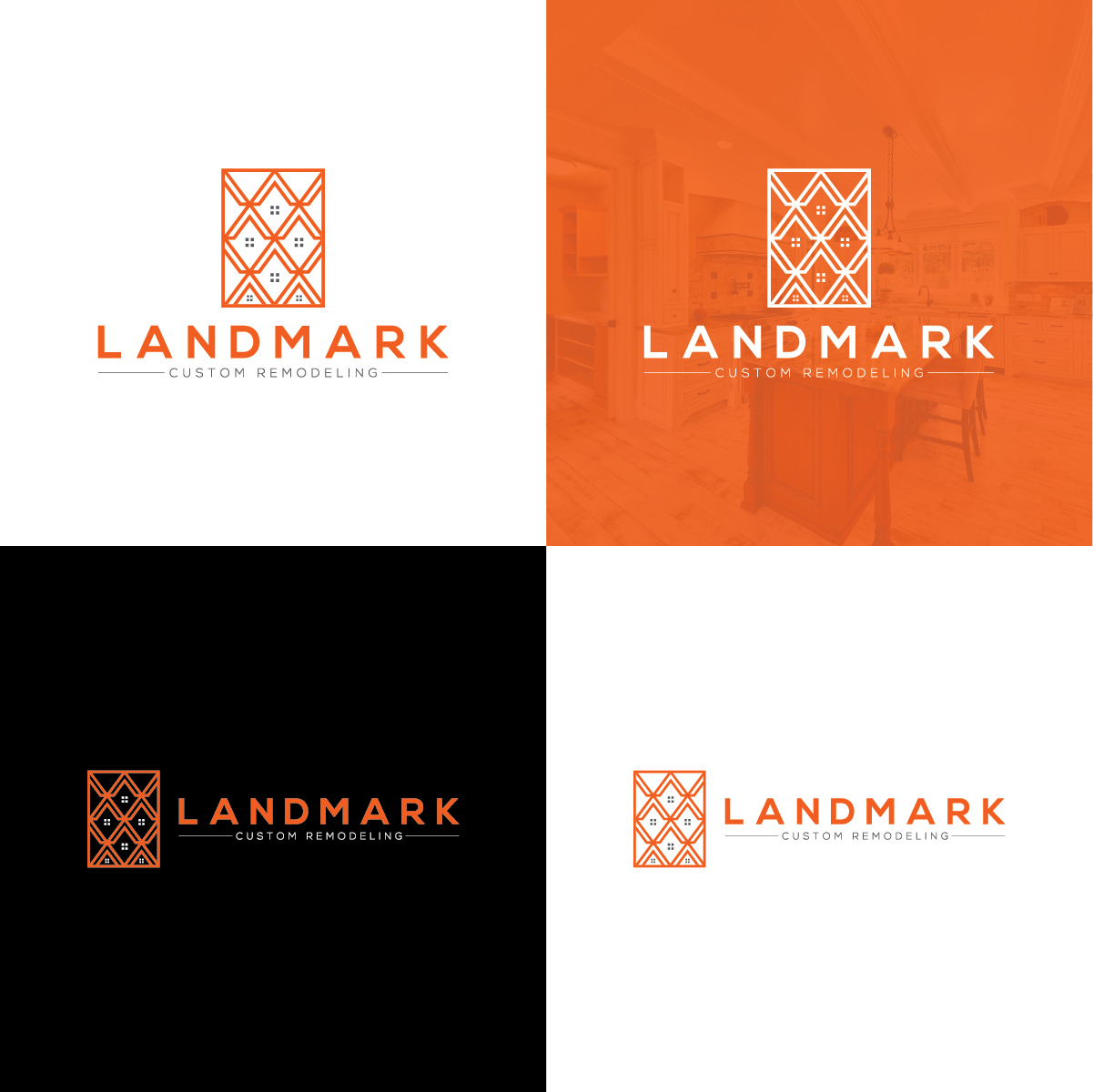 Logo-Design von Deziners Zone für Landmark Custom Remodeling | Design #28392456