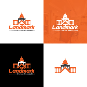 Logo Design by Deziners Zone for Landmark Custom Remodeling | Design: #28392467