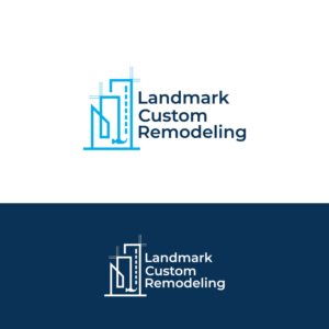 Logo Design by creative.bugs for Landmark Custom Remodeling | Design: #28397486