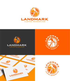 Logo Design by artswolf for Landmark Custom Remodeling | Design: #28396000