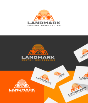 Logo Design by artswolf for Landmark Custom Remodeling | Design: #28396001
