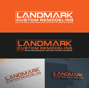 Logo Design by Atec for Landmark Custom Remodeling | Design: #28393524