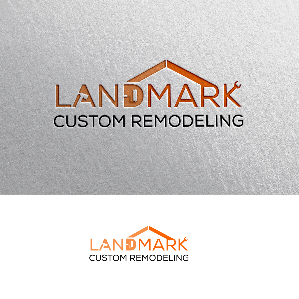 Logo Design by nzdesigners for Landmark Custom Remodeling | Design #28398787
