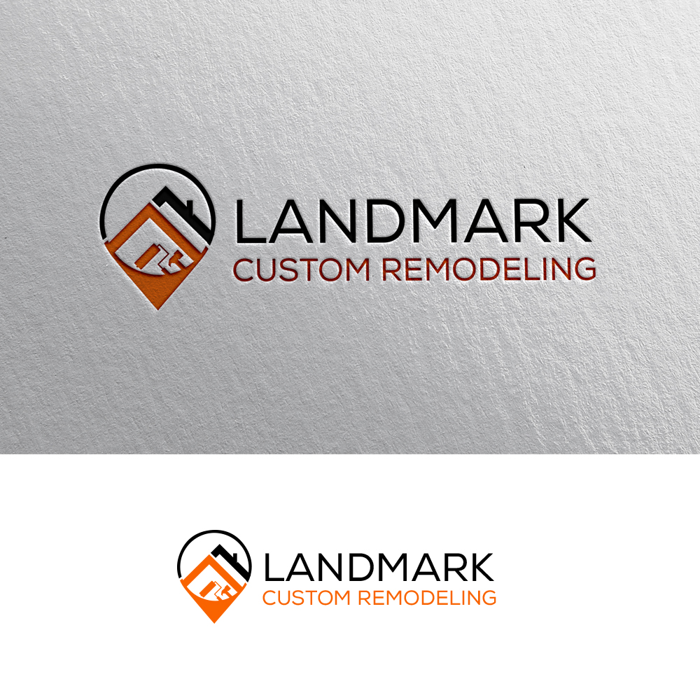 Logo Design by nzdesigners for Landmark Custom Remodeling | Design #28398788