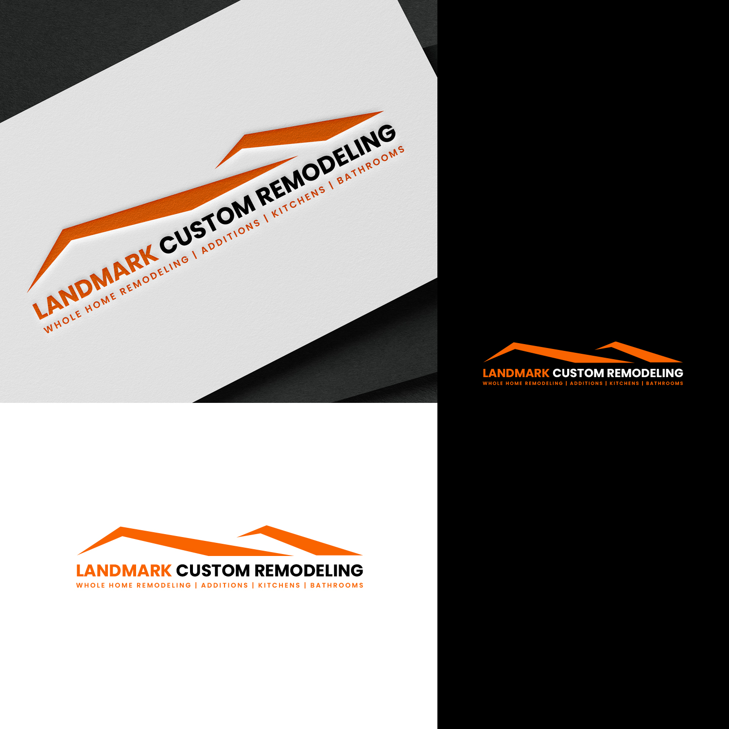 Logo-Design von nzdesigners für Landmark Custom Remodeling | Design #28398820