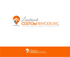 Logo Design by iamrady for Landmark Custom Remodeling | Design: #28404668
