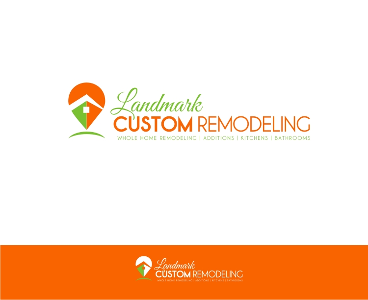 Logo Design by iamrady for Landmark Custom Remodeling | Design #28404671