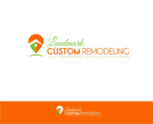 Logo Design by iamrady for Landmark Custom Remodeling | Design: #28404671
