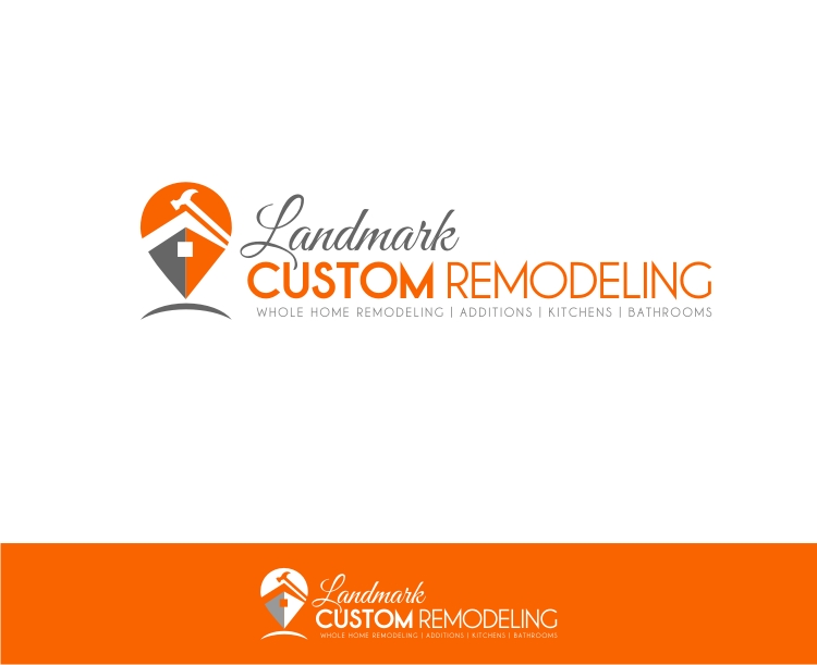 Logo Design by iamrady for Landmark Custom Remodeling | Design #28405734