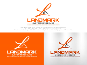 Logo Design by Pro_DesignMaster for Landmark Custom Remodeling | Design: #28392590
